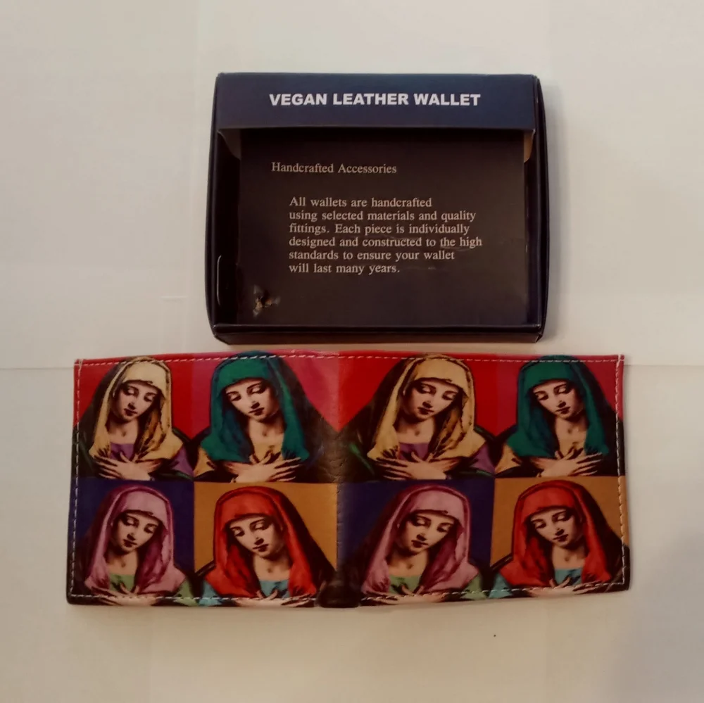 Virgin Mother Mary Wallet and Box GOD Jesus Christ